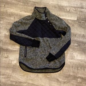 A&F Asymmetrical Fleece